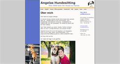 Desktop Screenshot of angelas-hundesitting.ch